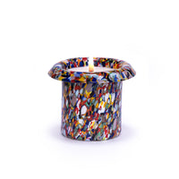 Multicolor Murano Candle